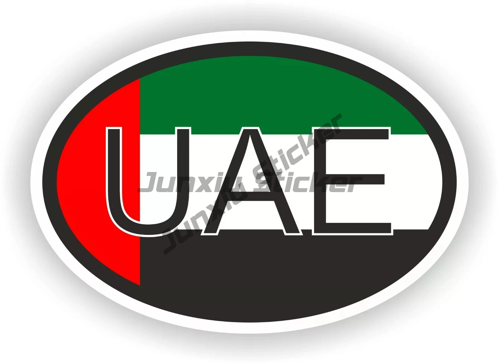 مرحبا بكم في الإمارات العربية المتحدة ملصق علم الإمارات العربية المتحدة جولة العلم ختم البيضاوي الأبيض للماء الشارات الإبداع شخصية الديكور