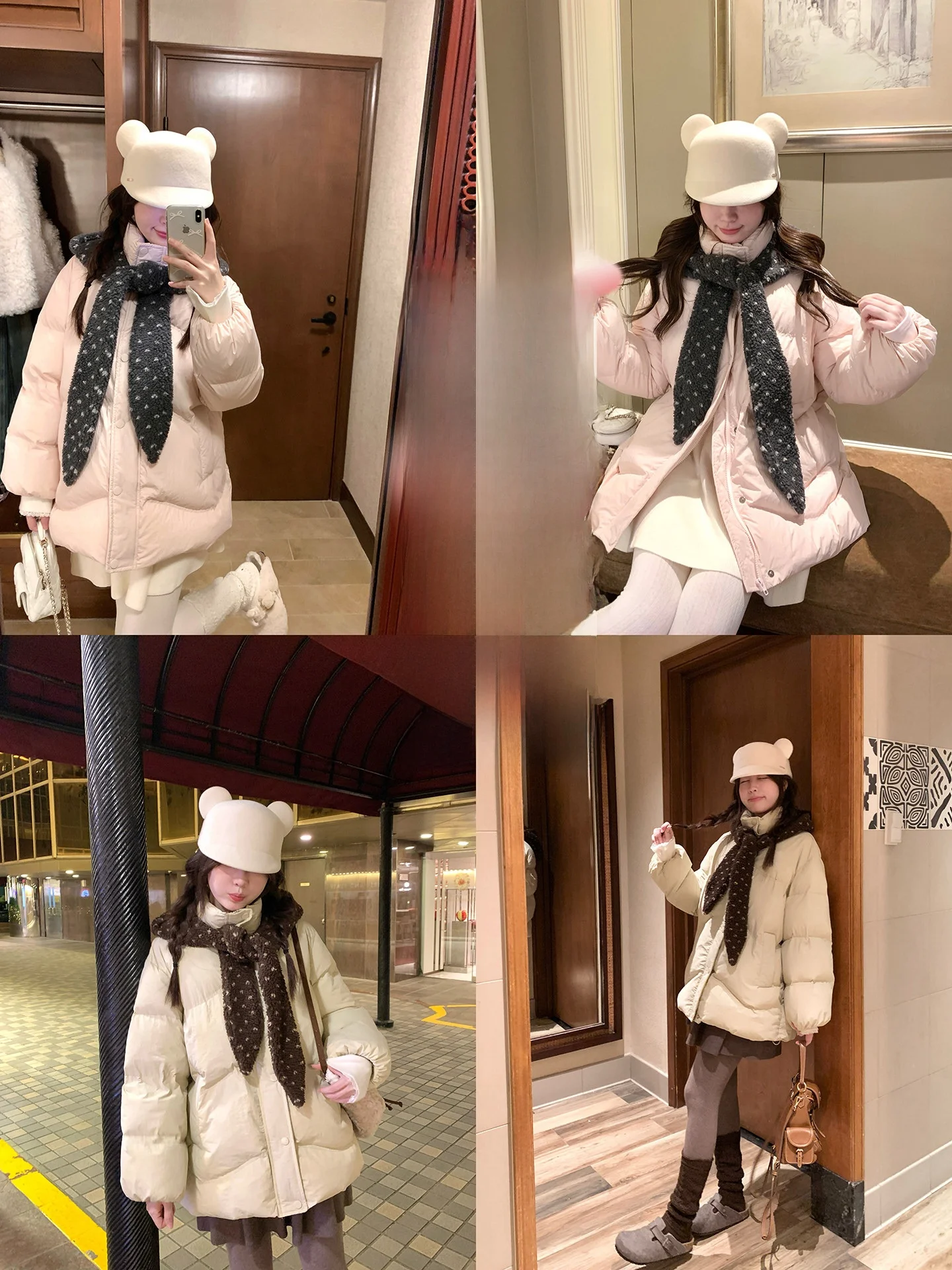 

Женское утепленное хлопковое пальто PtonUmi Sweet Heart Snow Design средней длины с воротником-стойкой, в корейском стиле, свободного кроя, с длинными рукавами