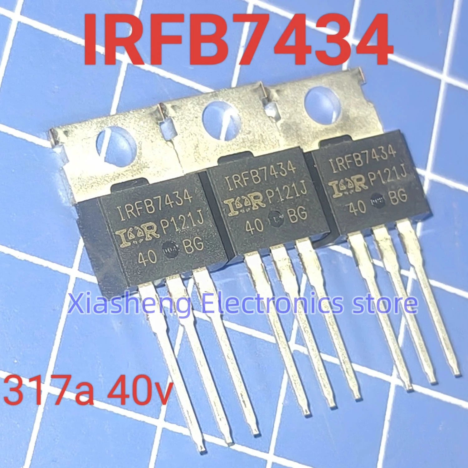 

New Original 10Pcs IRFB7434 IRFB7434PBF TO-220 40V 195A MOSFET Transistor In Stock Good Quality