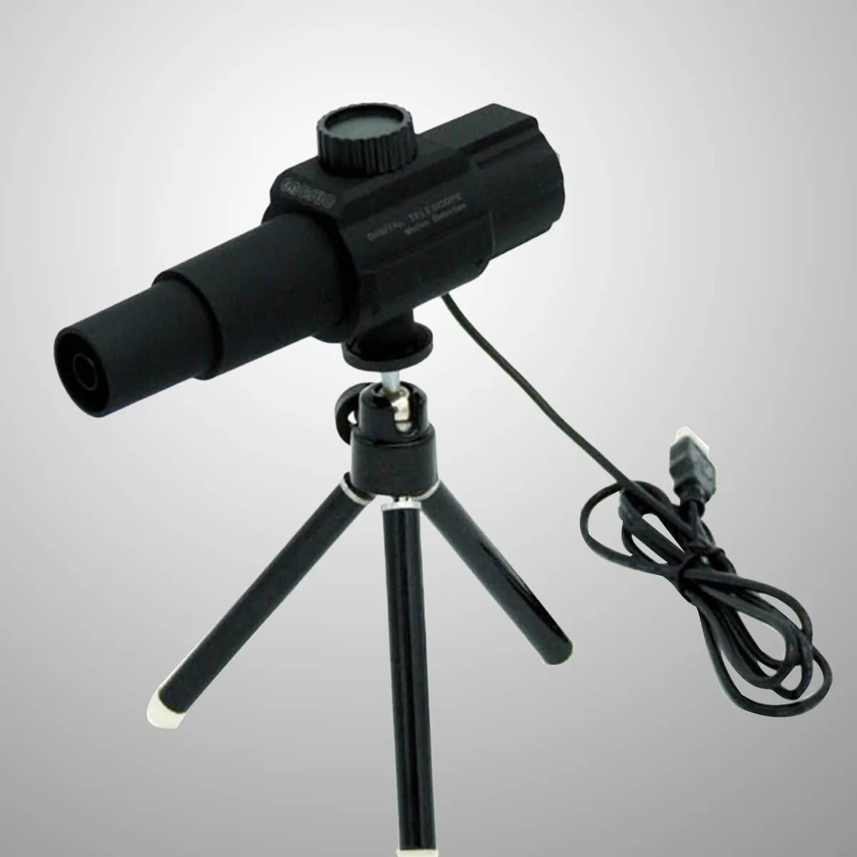 

USB 70x Portable Compact Telescope Pocket Digital Telescope with Tripod for Detecting Concert (Black)