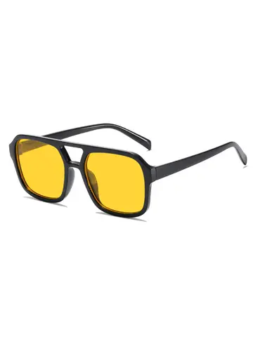 New Pc Frame Round Sunglasses Women Men Vintage Brand Square Sun Glasses for Male Shades Female Eyewear Anti-Glare Sunglasses