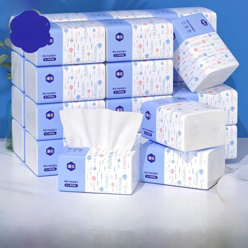 Tisu Basah Bayi Higienis Seri Manhua 400 lembar per Kotak, Handuk Tangan Rumah Tangga, Produk Tisu Kertas Berhalaman