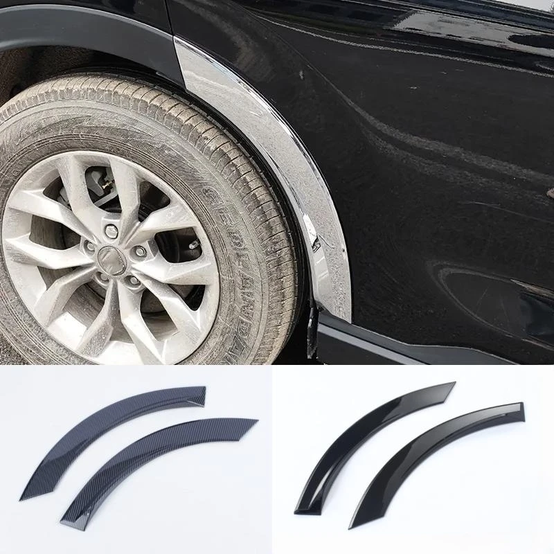 Car Accessories For Honda CRV CR-V 2023+ ABS black Chrome Rear Wheel Eyebrows Arch Protective strip fender wheel brow Cover Trim