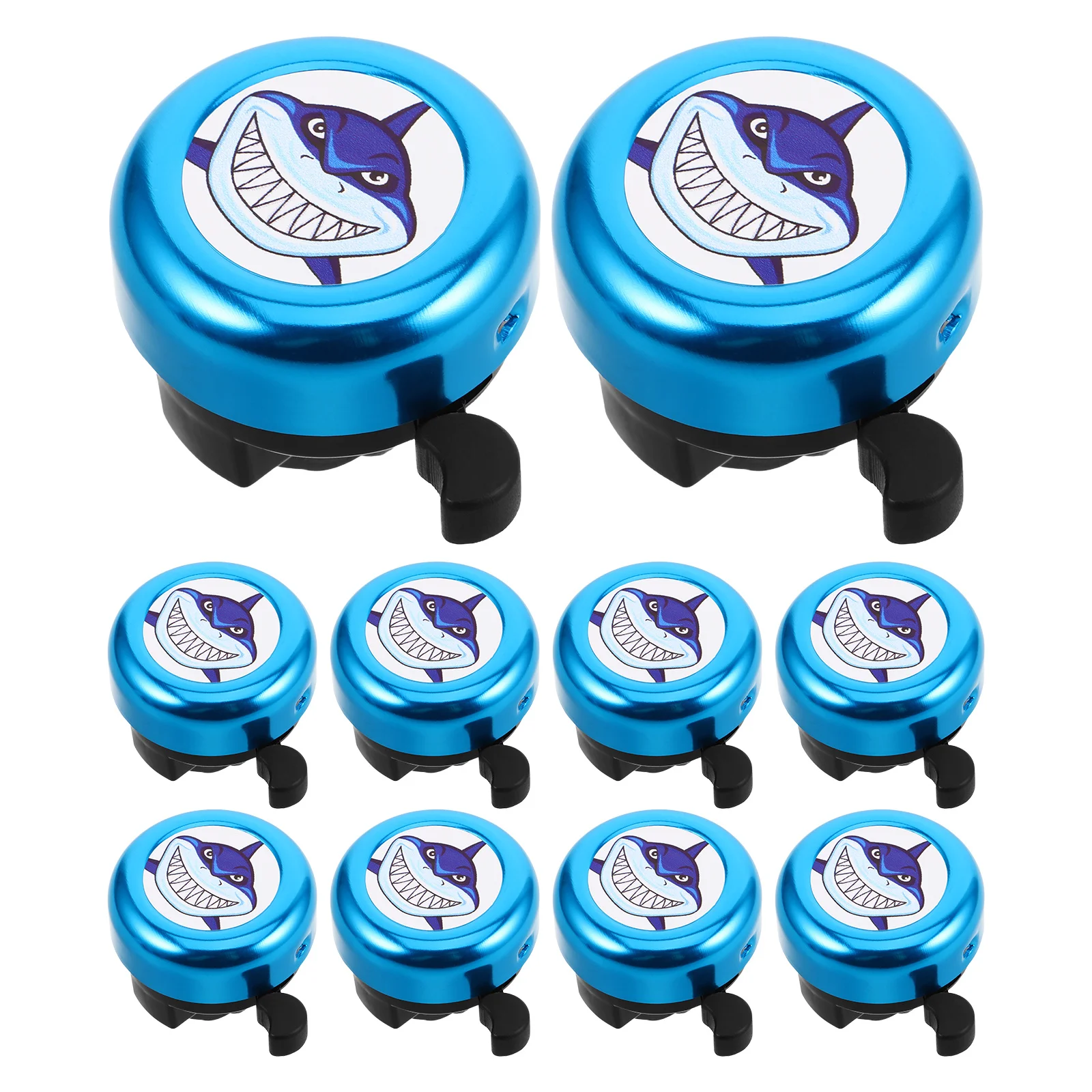 

10Pcs Cute Bike Bell Super Loud Sound for Safety Sturdy Aluminum Alloy Construction Fits Balance Bikes