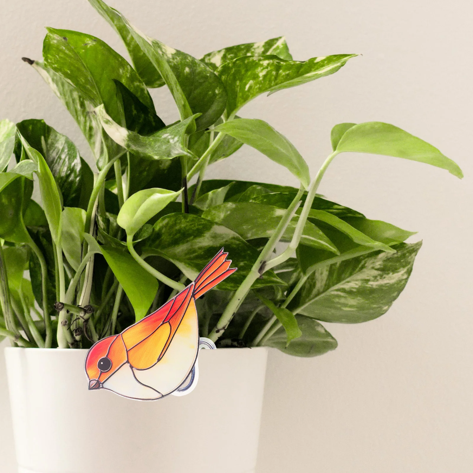 

Acrylic Bird Flower Pot Decoration Cute Animal Bonsai Ornament Indoor Outdoor Patio Garden Yard Decor Bird Sculpture