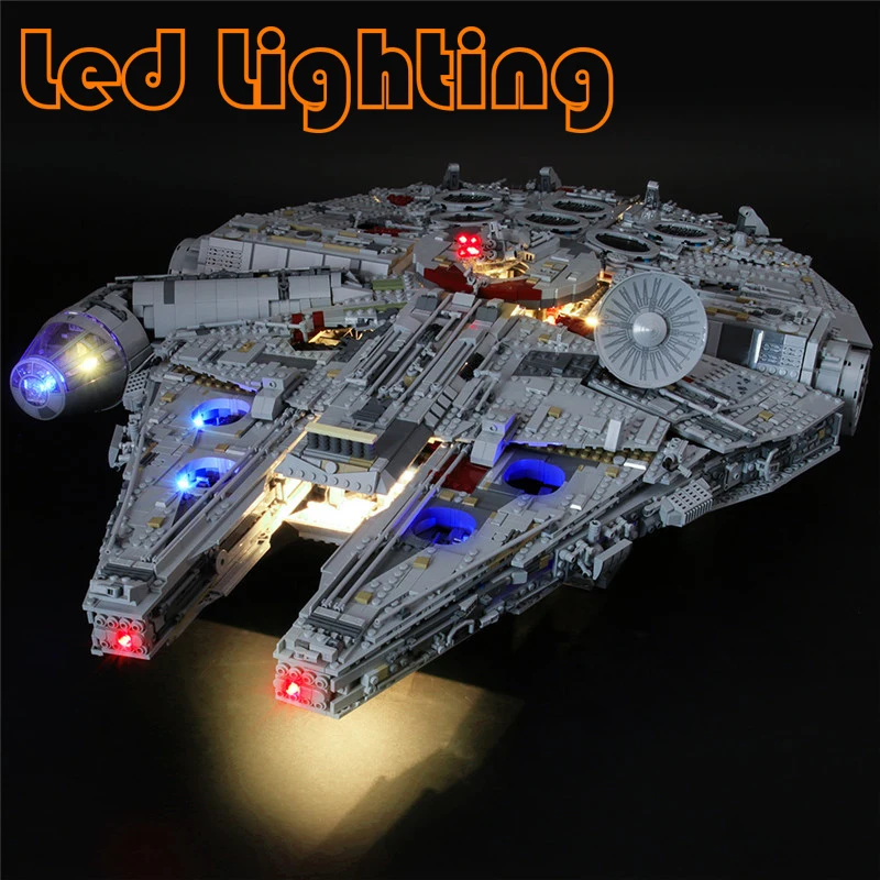 Lighting Set For 75192 Ultimat Falcon Millennium Stars Movie Not Building Blocks (Only Led Light Kit)