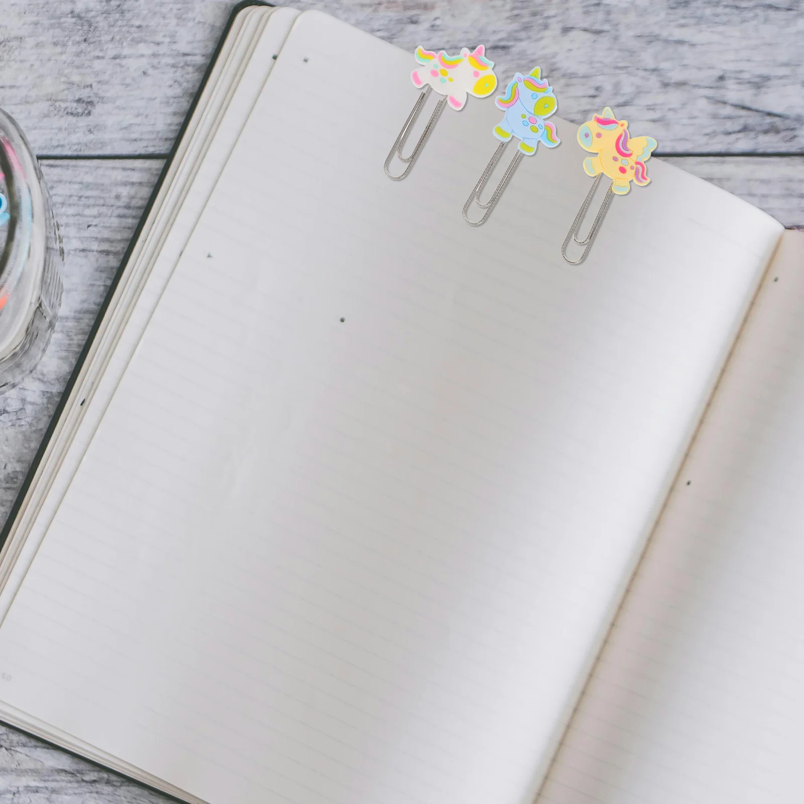 

3Pcs Cute Cartoon Paper Clips Bookmarks Adorable Binder Clips for School Office Students Teachers Memo Holder Bookmarks Clip