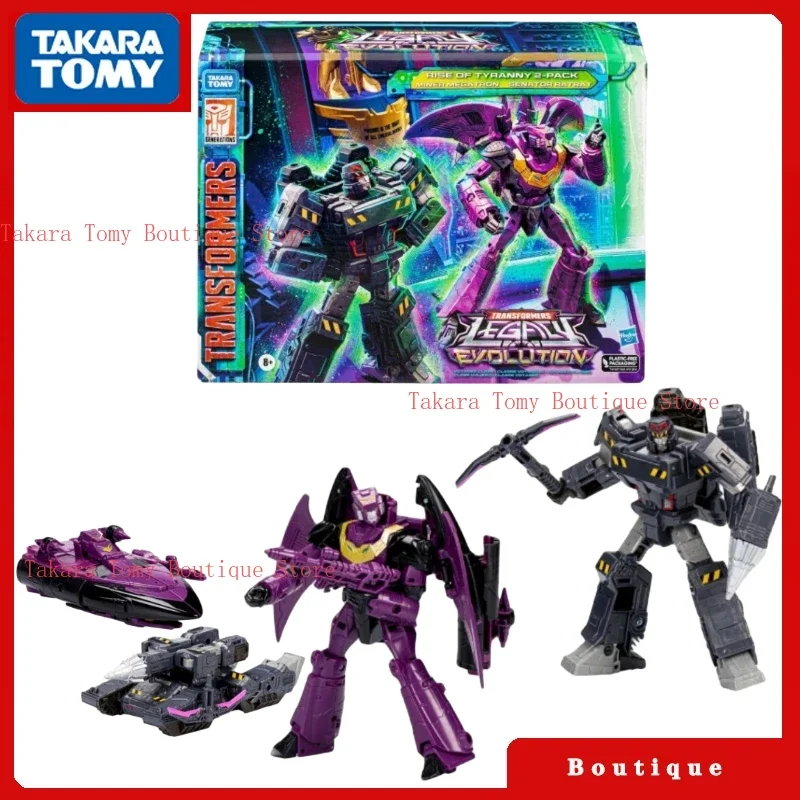 Transformers Toys Legacy Evolution Voyage Rise Of Tyranny 2-Pack Miner Megatron Senatou Ratbat Suit Autobot Action Figures