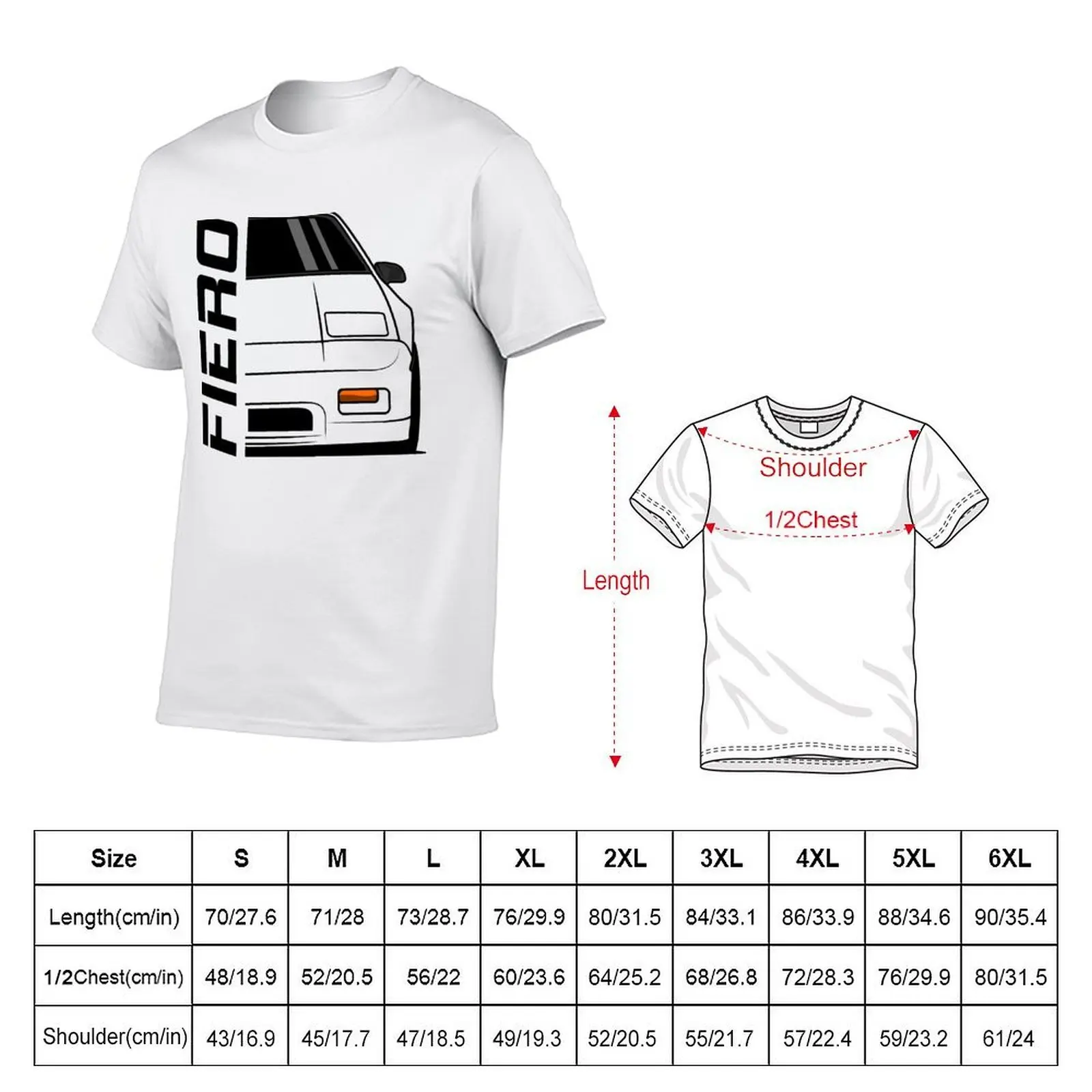 Front Racing Fiero T-Shirt quick-drying vintage anime shirt mens graphic t-shirts hip hop