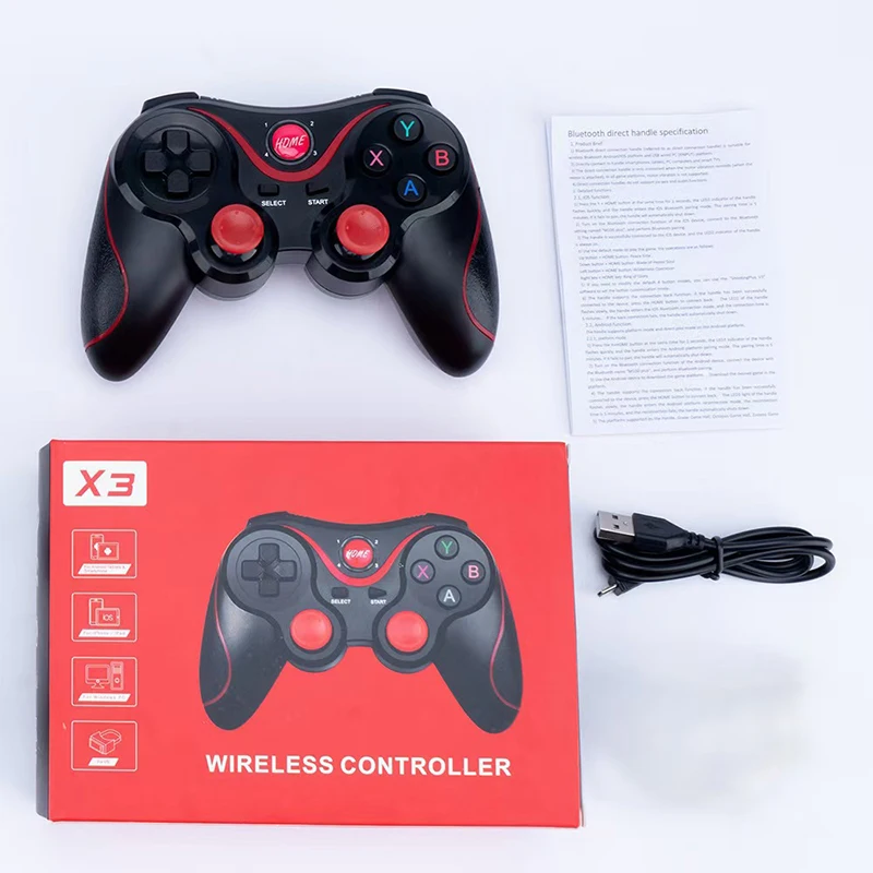 Suitable For X3 Gamepad Joystick Wireless 3.0 Android Gamepad Game Remote Control, Mobile Phone Computer Tablet TV Box