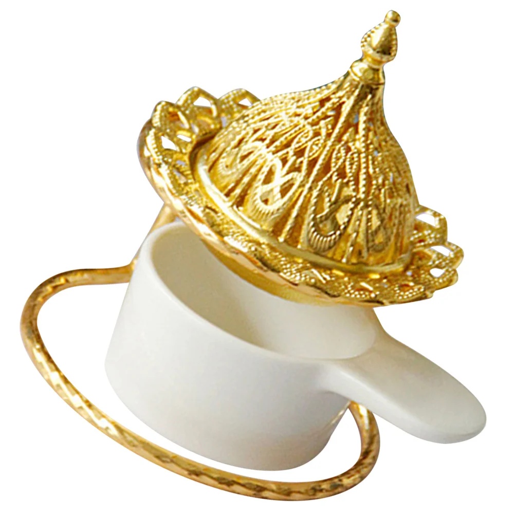 

Desktop Essential Oil Burner Ceramic Metal Aroma Diffuser Stove Incense Holder Home Decoration Censer Ornament