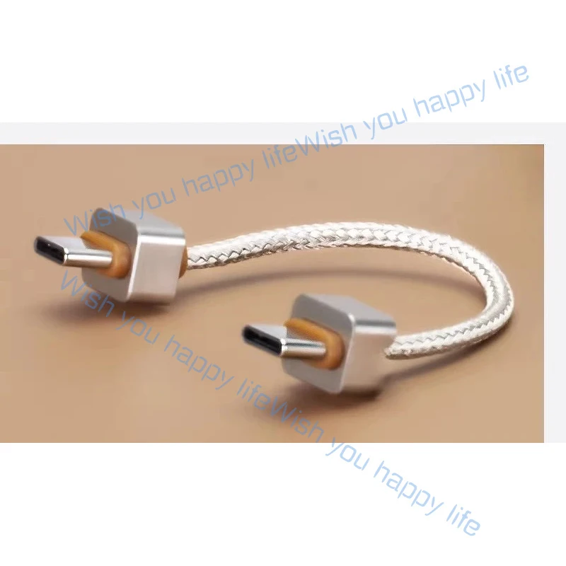 for ddHiFi TC03SS/TC03SL/TC03LL USB OTG Audio Decoding Cable Flexible Use for Smartphones L/Straight Connector Options, 8cm