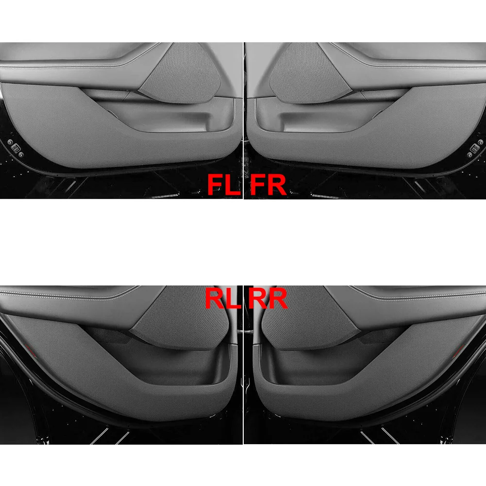 4Pcs/Set Car Door Anti Kick Pad Protection Cover Trims For Ford Mustang Mach-E 2021-2022