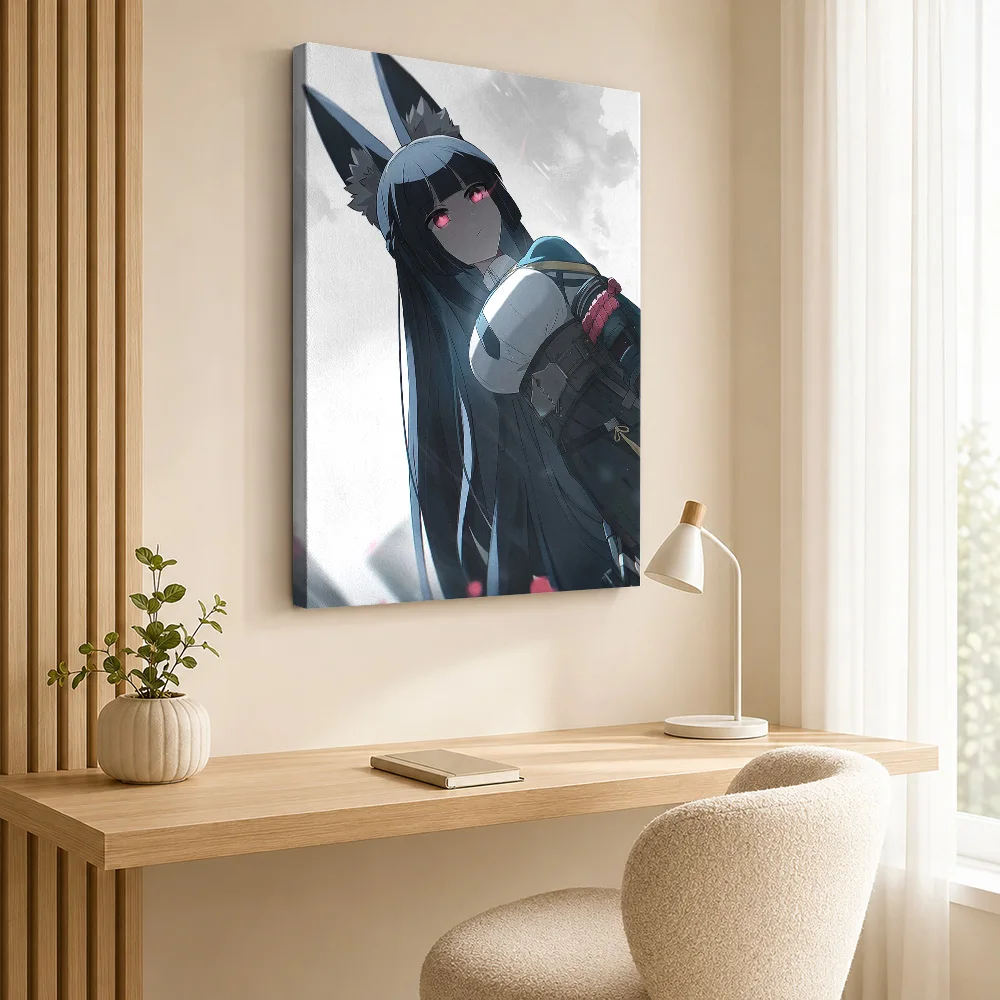 Zenless Zone Zero Miyabi Canvas Painting Poster Customized Photo Gaming Anime Wall Art for Game Room Decor Gift for Collectors