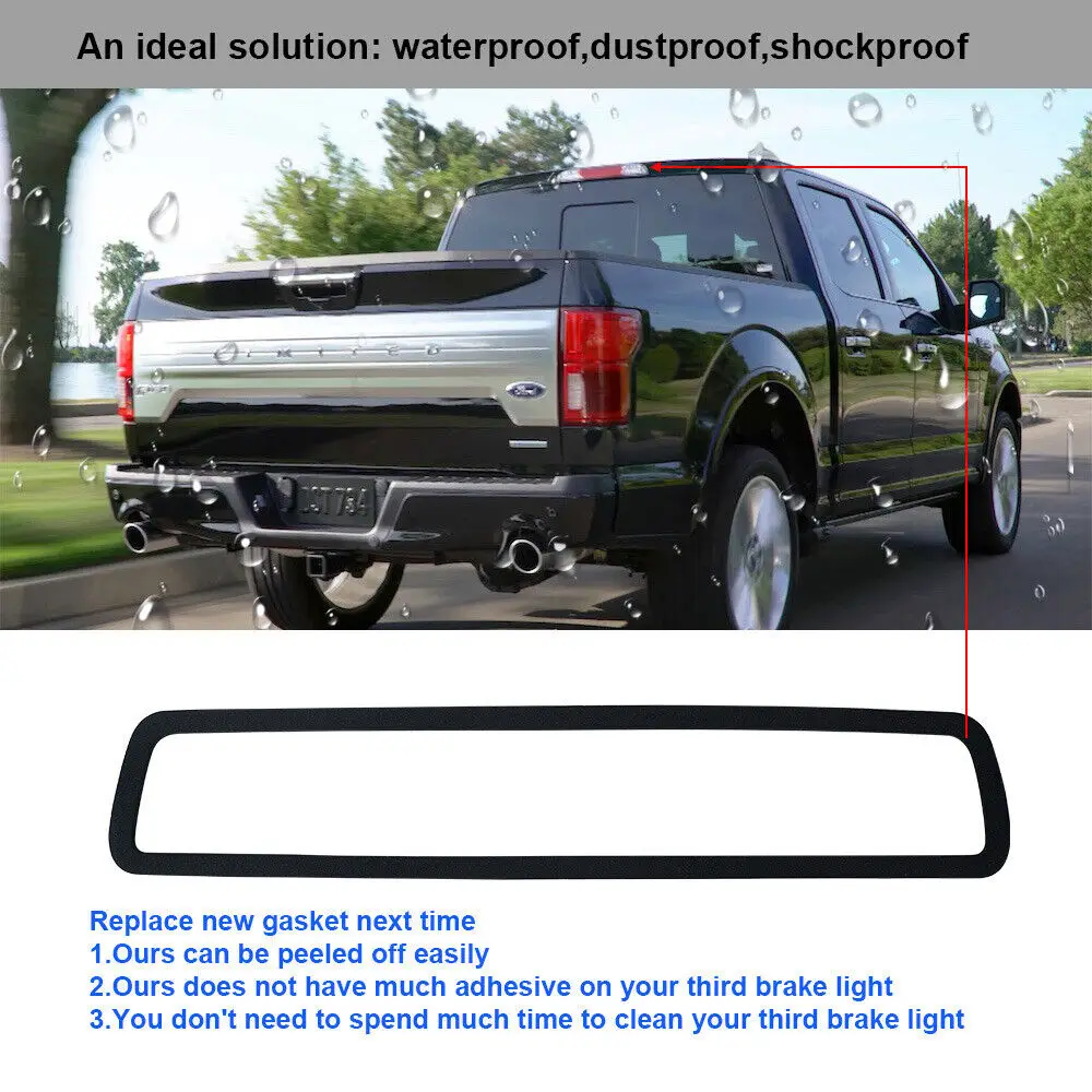 

Car 3rd Third Brake Light Seal Gasket Shim Sticker For Dodge Ram 1500 2500 3500 2009 2010 2011 2012 2013 2014 2015 2016 -2018