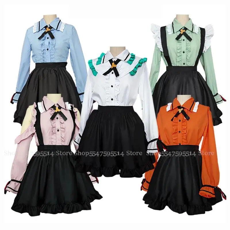 โปรเจกต์เซไคชุดชุดคอสเพลย์ผู้หญิงสีสันสดใส M!ku ชุดสูทเพิ่มเติมคิริทานิฮารุกะมิโนริโมโมโมอิริฮิโนโมริเครื่องแต่งกายคอสสาว