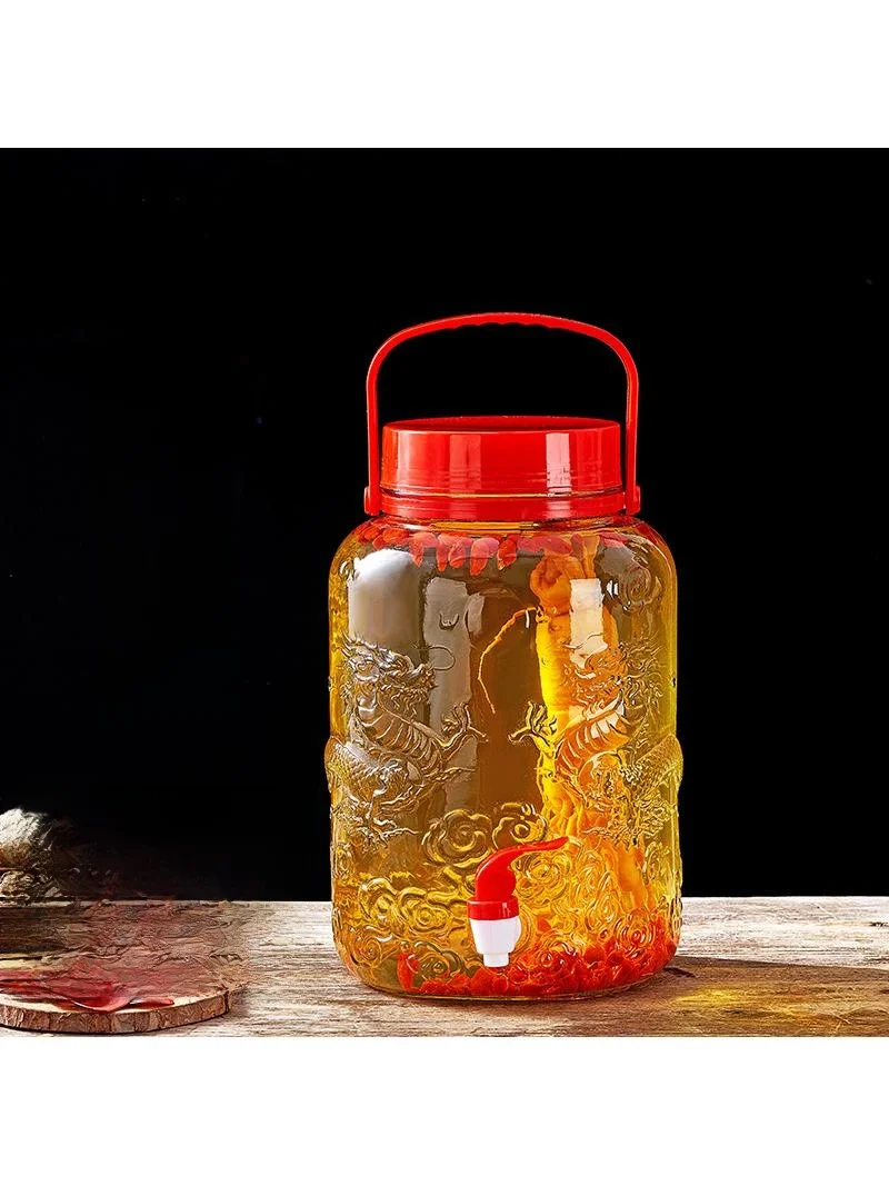 glass-fermentation-bottle-10kg-home-use-fermentation-pot-with-tap-sealed-wine-making-jar-porcelain-alcohol-brewing-container