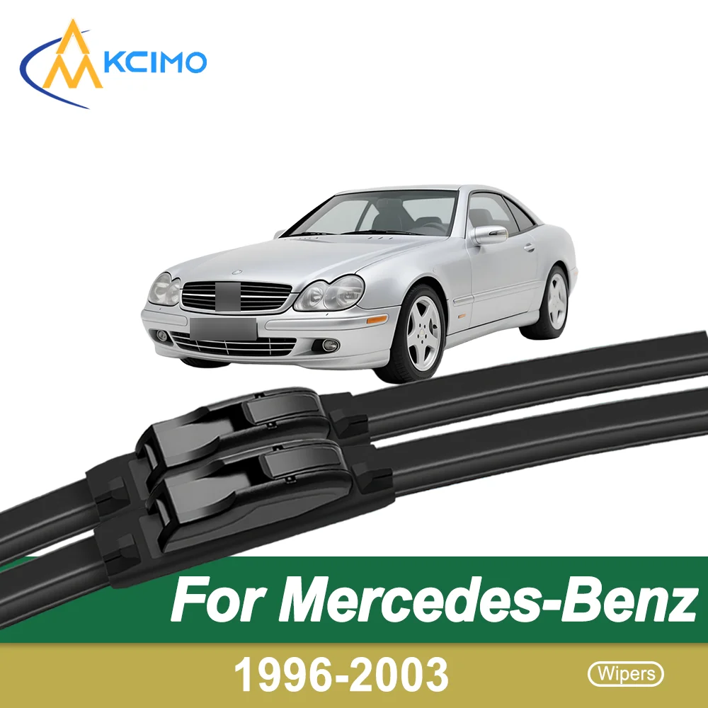 

Clear Vision Guaranteed 2 Front Blades for Mercedes-Benz CLK-Class C208/A208 1996-2003 All-Season Safe & Smooth Driving