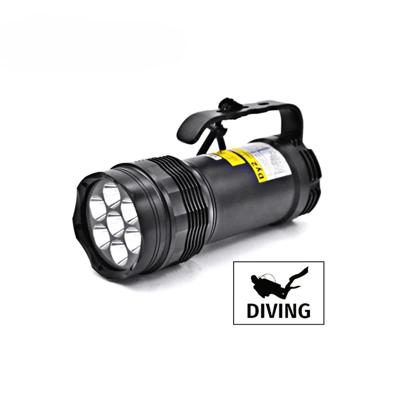 Linterna de buceo LED más potente subacuática 4000 lúmenes 3 X T6 linterna LED de buceo antorcha impermeable