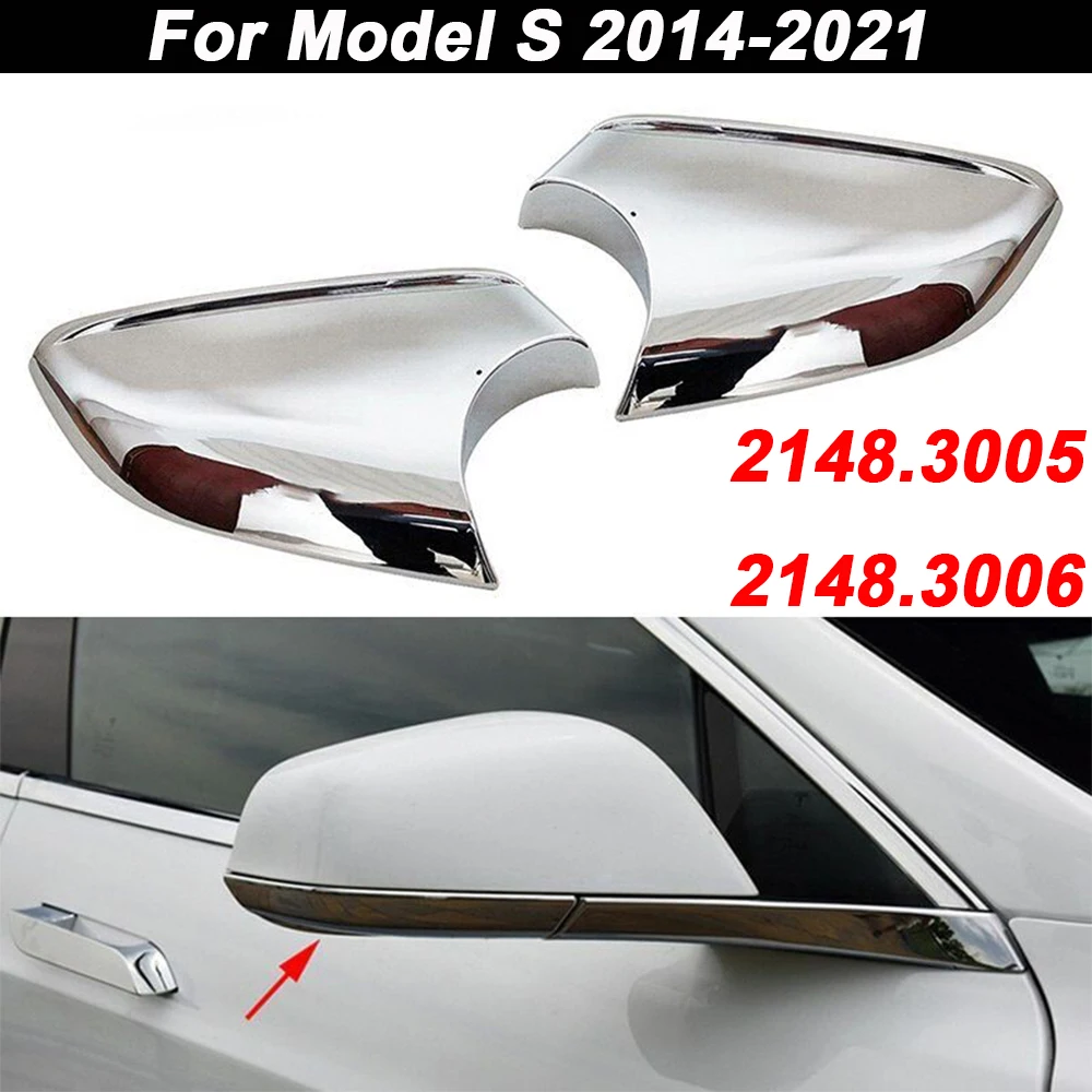 

Новинка 2148,3005, 2148,3006, хромированный левый и правый боковые дверные крылья, фотодержатель для модели S 2014-2021