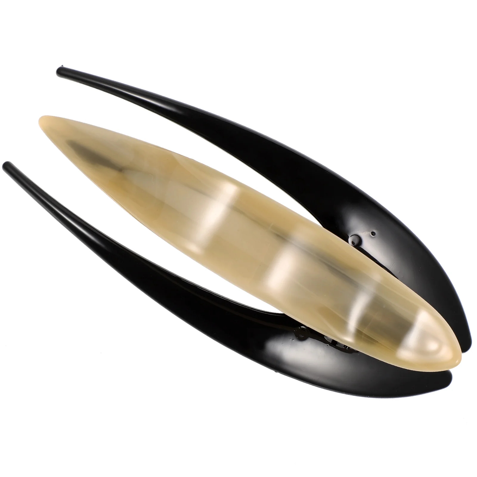 

Lazy Wind Large-sized Hair Claw Clip Miss Flat Clips Style Acetic Acid for Volume