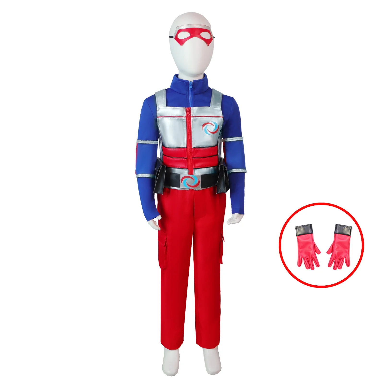 

The Adventures of Danger Cosplay Costume Jumpsuit Man Boy Halloween Carnival Cosplay Customized Clothes