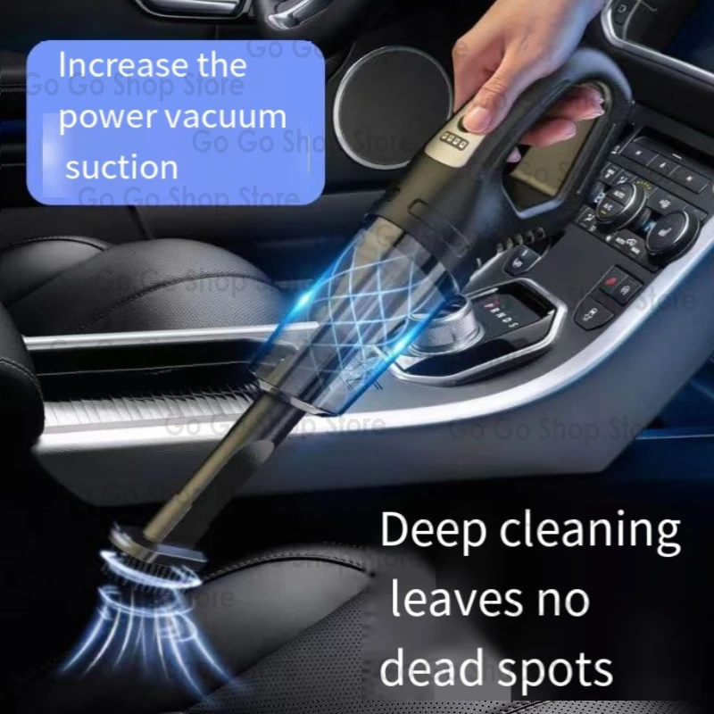 Compact Handheld Car Vacuum Cleaner – Powerful Suction, Rechargeable, Wireless, for Car and Home Use