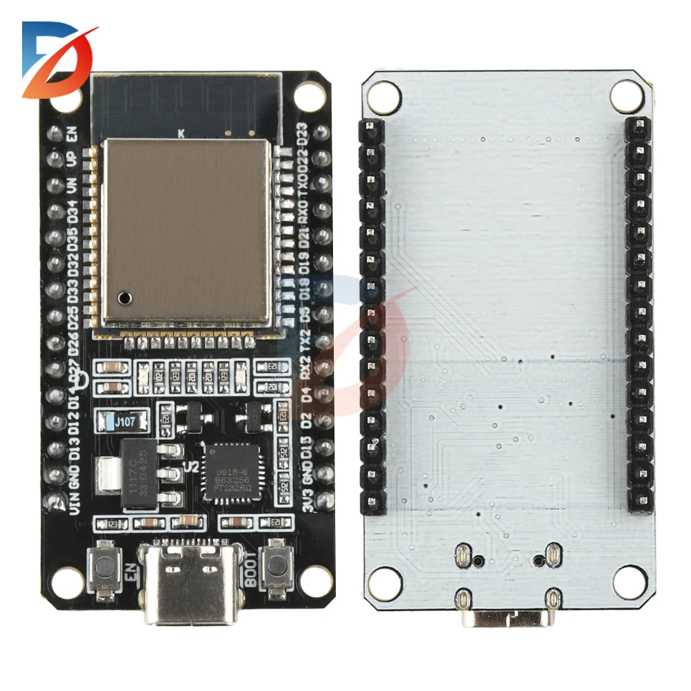Placa de desarrollo ESP32 ESP-WROOM-32 WIFI Bluetooth IoT versión FT232 versión CP2102 TYPE-C 30P para Arduino