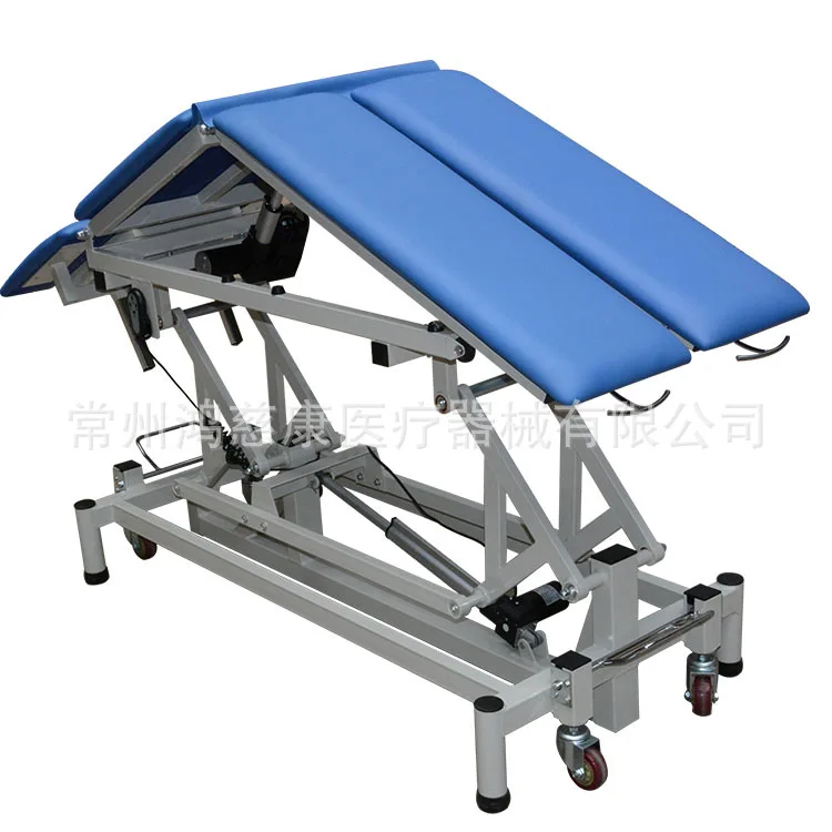 Electric multifunctional physiotherapy bed Multi-position training , manual physiotherapy