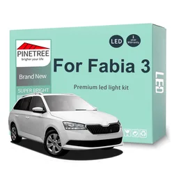 Canbus Led Interior Light Kit For Skoda Fabia MK3 NJ NJ3 NJ5 Hatchback Combi 2015 2016 2017 2018 2019 2020 Map Dome Trunk