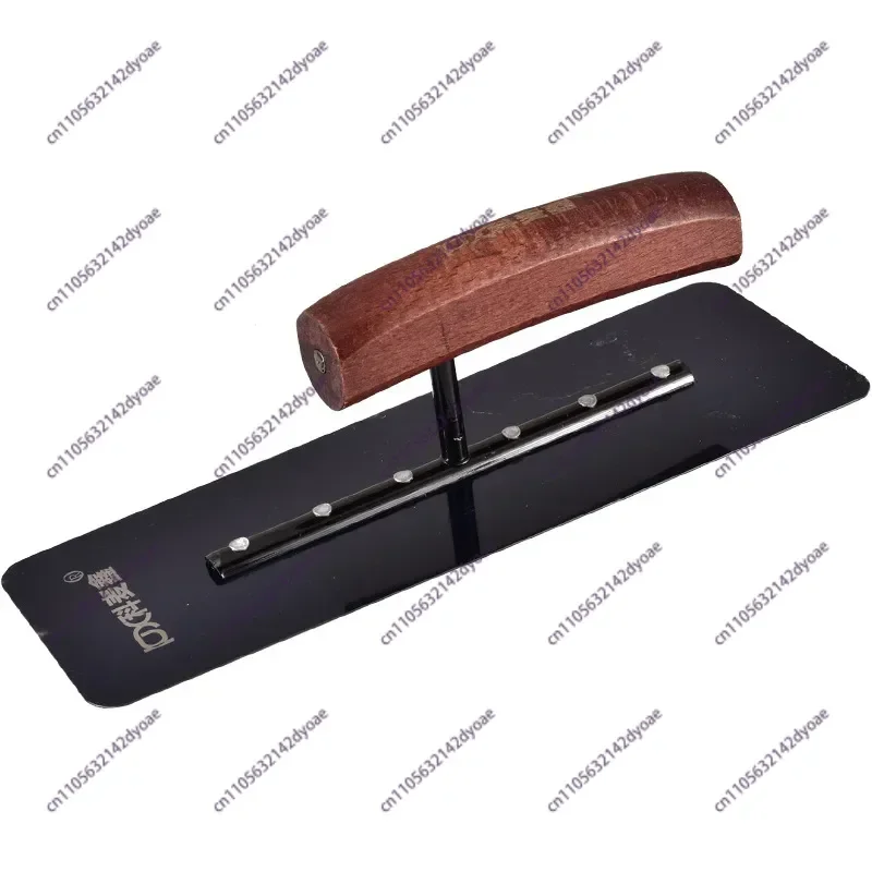 Blue Steel SK5 Putty Knife - Beech Wood Handle Scraper for Wall Plastering, Spackling, Paint Spreading & Smoothing