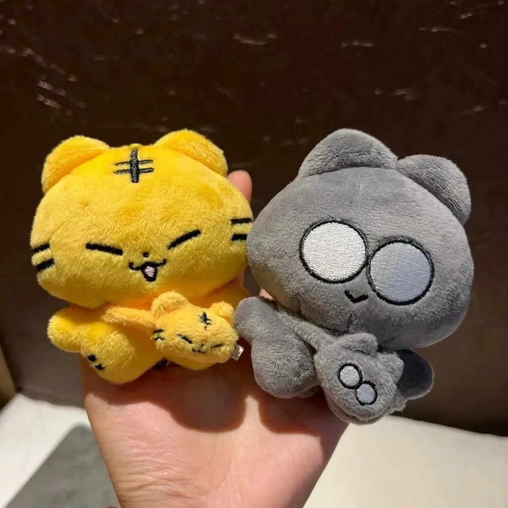 Kpop Idol WONWOO KKAMAEORKK Plush Dolls  HOSHI Tiger Stuffed Keyring Key Chains