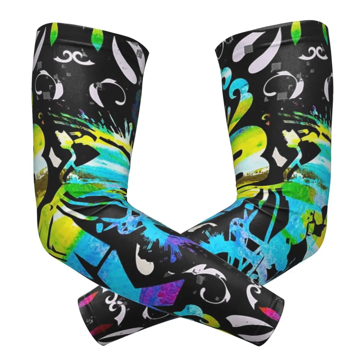 

Одежда Bmx Bmx с узором для фристайла, уличные рукава, защита от солнца и ультрафиолета, летние велосипедные татуировки, рукава