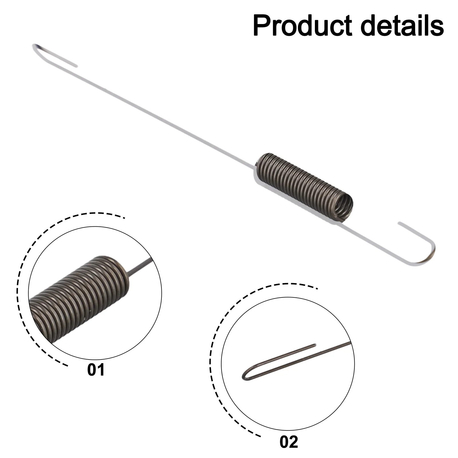 Springs Governor Spring 118550015/0 65mm Long Easy Installation For MOUNTFIELD Lawn Mower Parts M150 Metal RV150