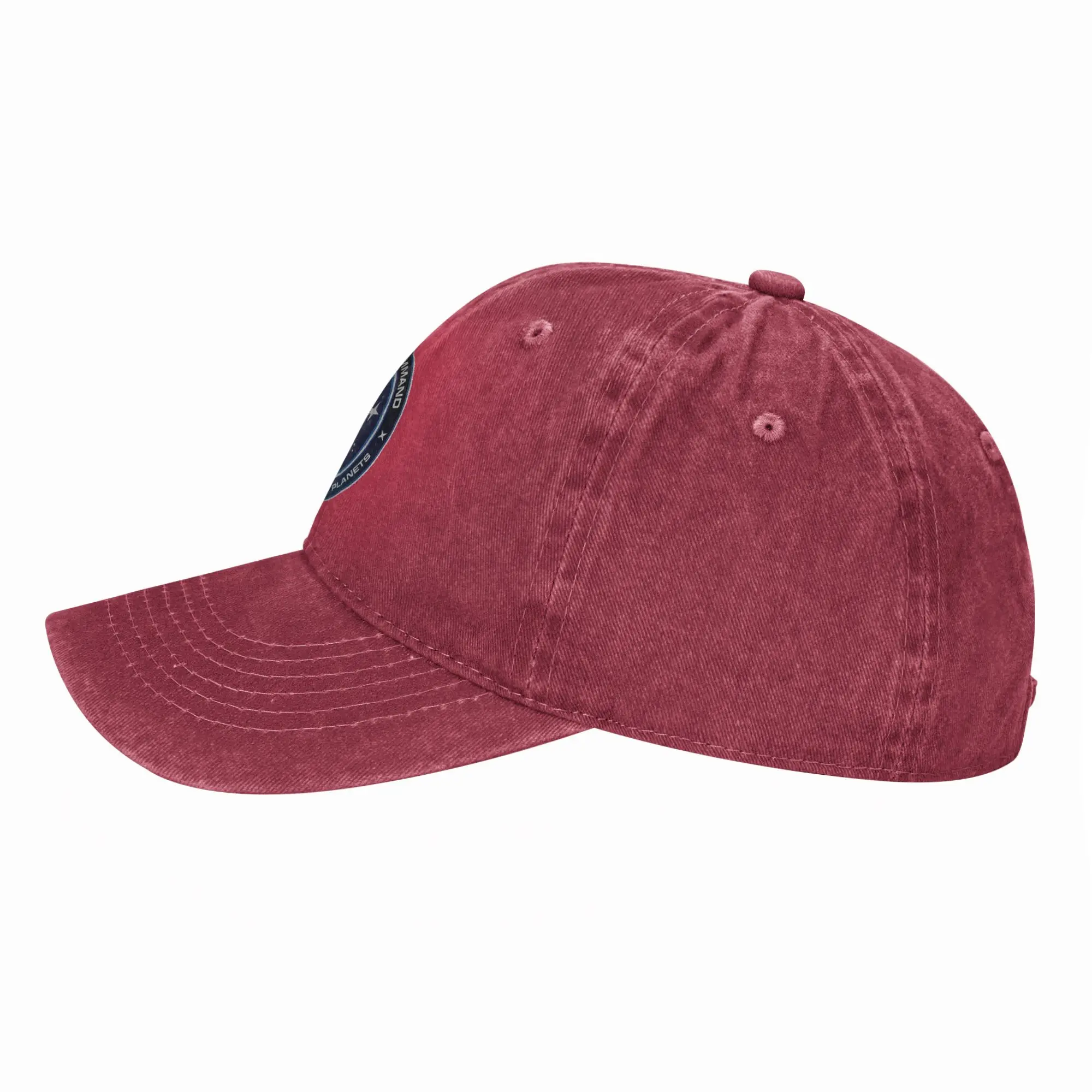 Star Treks Science Fiction TV Series Washed Denim Cap Casual Baseball Caps Adjustable Hat Summer Unisex Baseball Hats