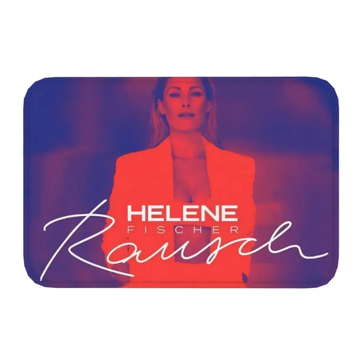 Helene Fischer German Russian Pop Singer Non-Slip Carpet Neues Red In Darkness Doormat Bedroom Bath Mat Welcome Home Rug