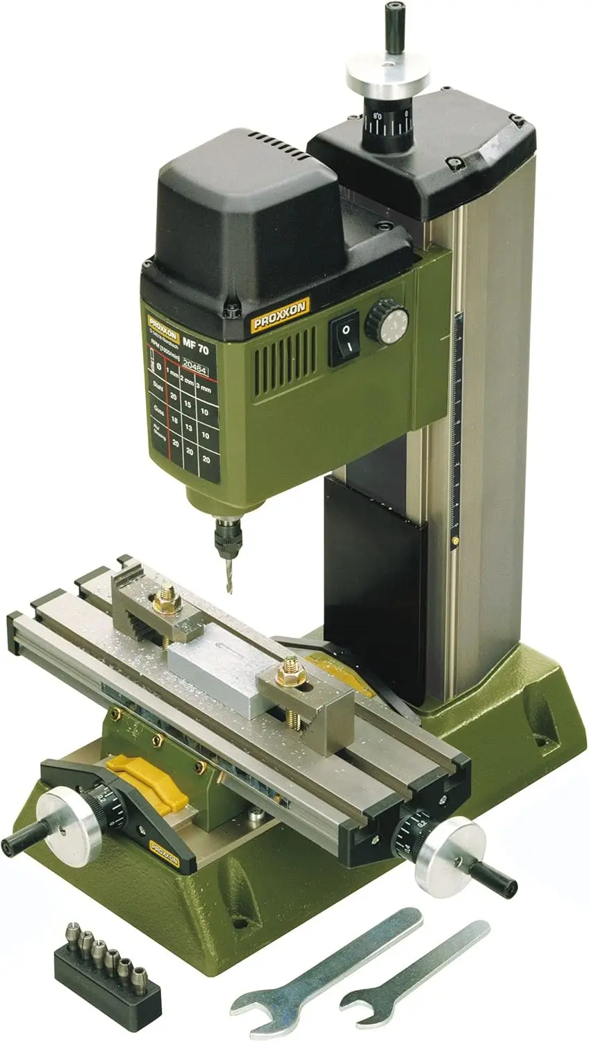 

PROXXON MICRO Mill MF 70, 37110 Stainless Steel Adjustable 16.93"L x 11.02"W x 9.45"H