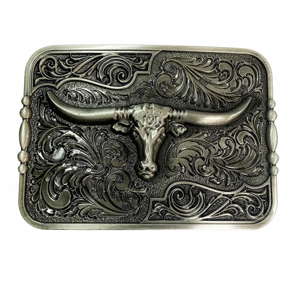 Retro Longhorn Belt Buckle for Man Fashion Western Cowboys Men's Belt Buckle