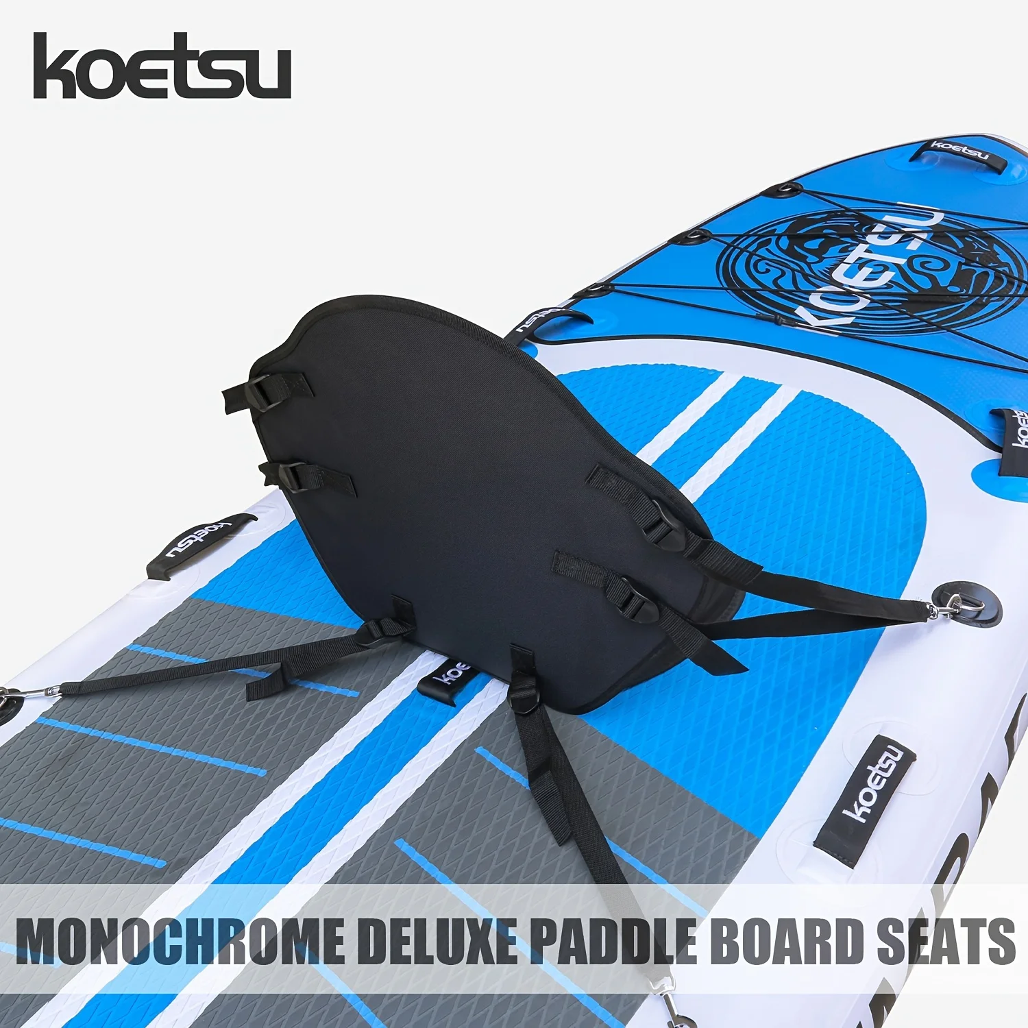 KOETSU Paddle Board Easy Seat Surfing SUP Paddle Board Ruderbrett Kanu Tragbares Rückenlehnenkissen – Detail 2