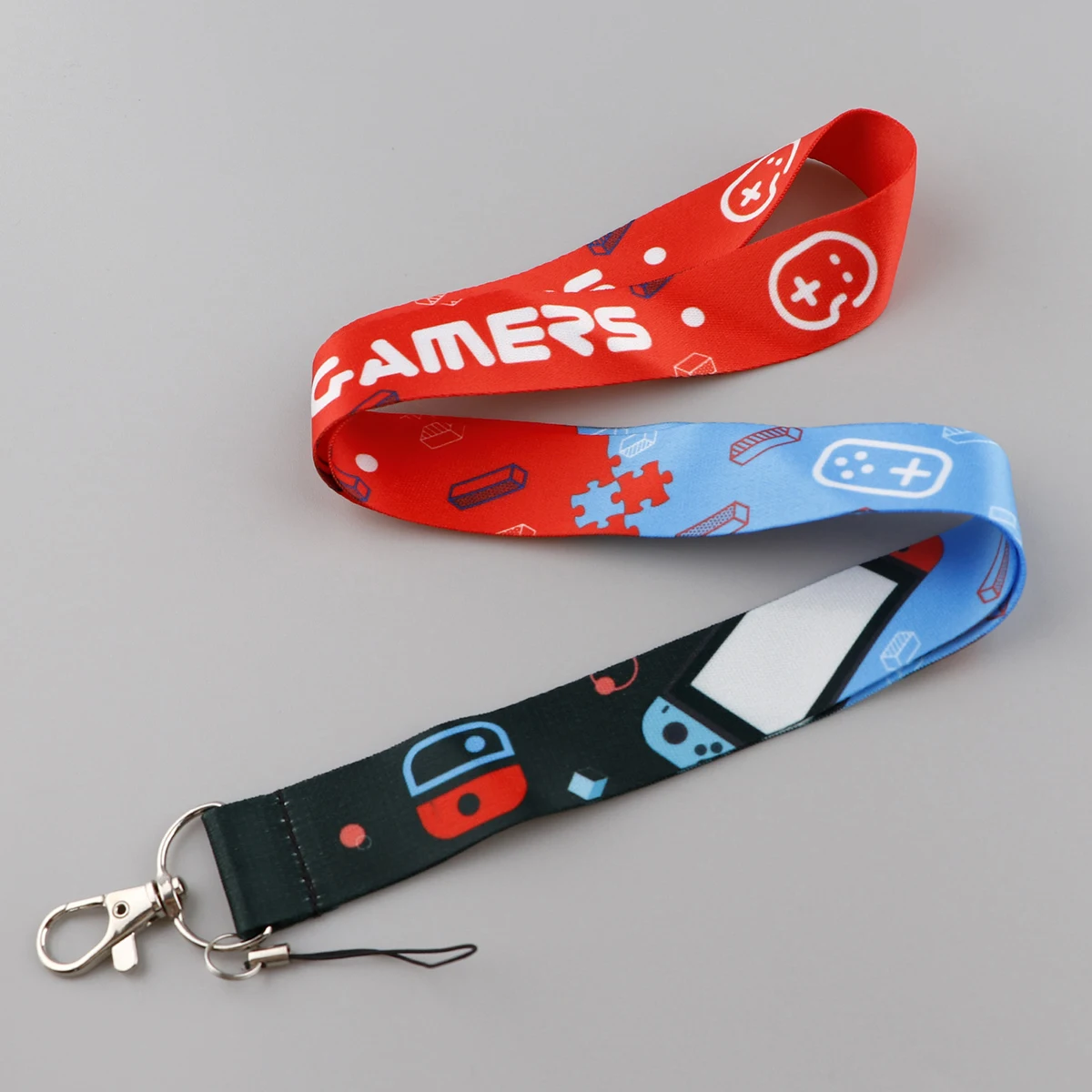 Game Lanyards Keychain Cool Neck Strap Phone Buttons ID Card Holder Lanyard for Keys DIY Hanging Rope Boy Gift