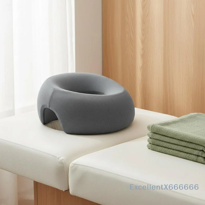 Face-Down Pillow Ergonomic Memory Foam Breathable Provides Comprehensive Face Neck Massage Support Pillow