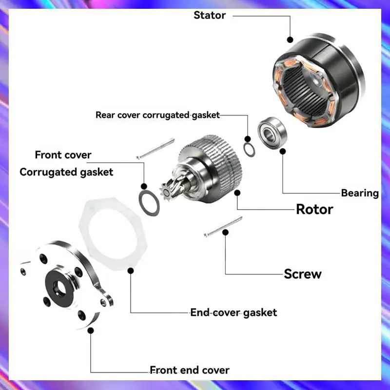 For Bambu Lab 3D Printer Replacement Extrusion Motor For X1 X1C P1P P1S High-Precision Part For Quality Printing