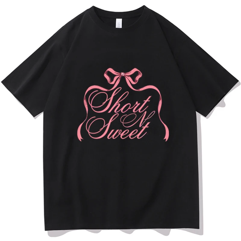 Sabrina Carpenter Short n' Sweet Album Tour Tshirt Crewneck Short Sleeve Tees Women Men Streetwear New Fashion Fans kpop Clothes