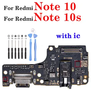 Bilashmart Tested Well USB Charging Port Dock Charger Board Connector Main Motherboard LCD Flex Cable Xiaomi Redmi Note 10 10s