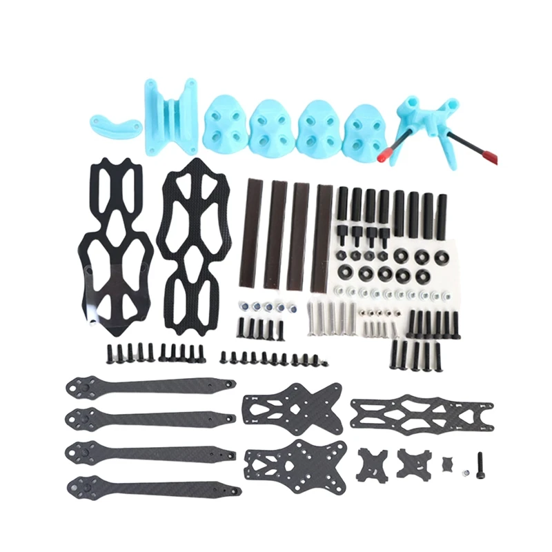 

For APEX 7 Inch Carbon Fiber Quadcopter Frame+Print Kit 5.5Mm Arm For APEX FPV Freestyle RC Racing Drone Models Easy To Use