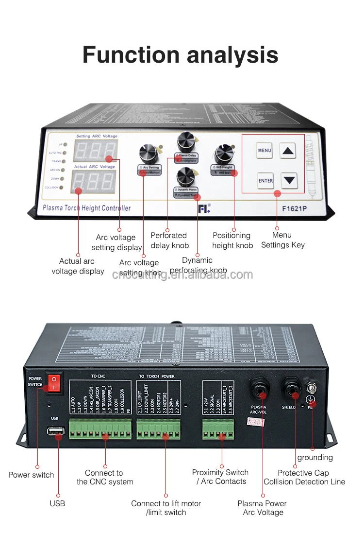 Shanghai Fangling CNC Plasma Cutting System 990TDb Gantry Flame Two-axis Control PLC+ATC Function 8