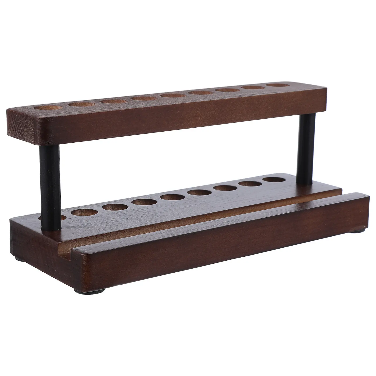 Wooden Phone Pen Holder Pencil Organizer Stand Desktop Slot Marker Holder Office Study Room Cellphone Stand Slots Pen Hold
