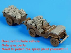 1:35 Scale Resin Die-casting Armored Vehicle Parts Modification Does Not Include The Unpainted Model Of The Car