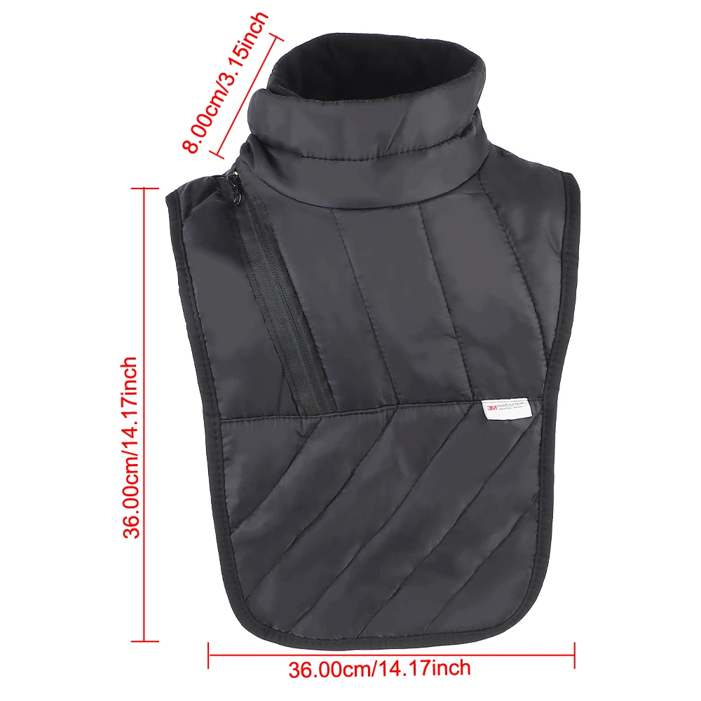 Écharpe thermique coupe-vent pour motocycliste, protection de la poitrine et du cou, garde au chaud, hiver