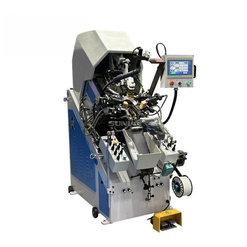 High quality hydraulic computer automatic gluing 747MA shoe front help machine